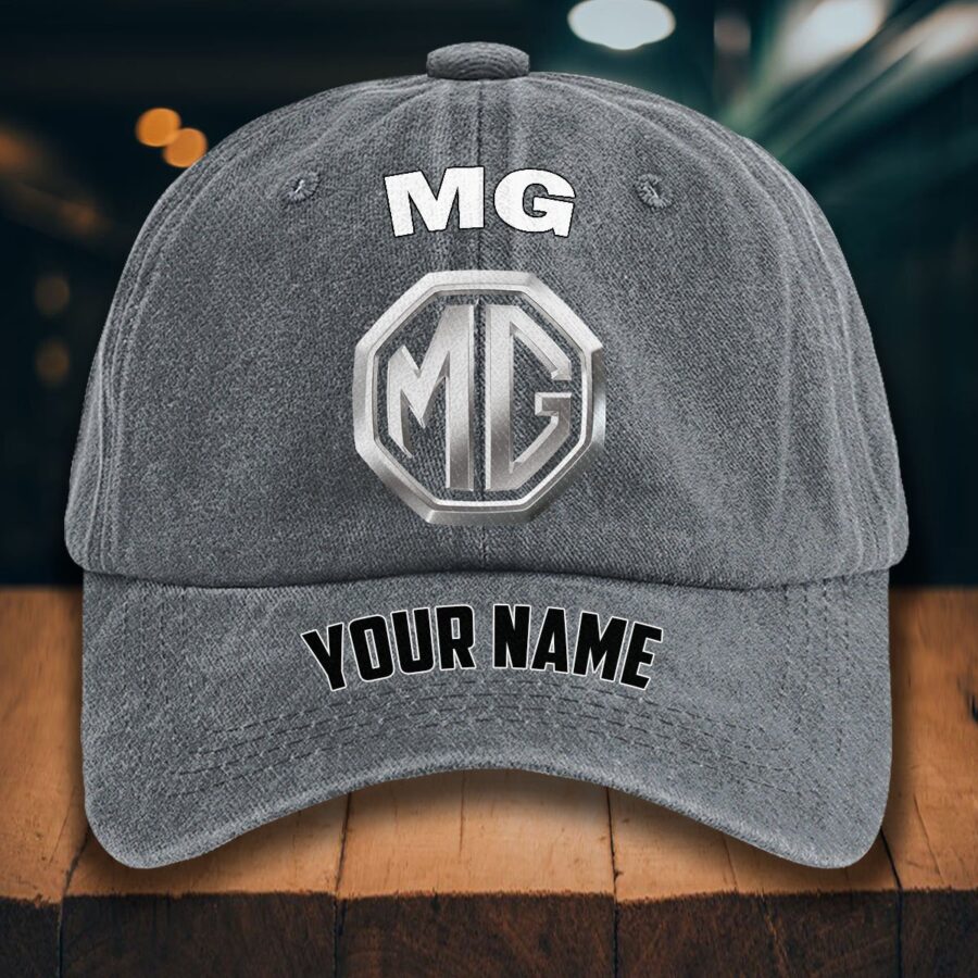 MG Car Gewaschene Denim-Kappe – Bild 4