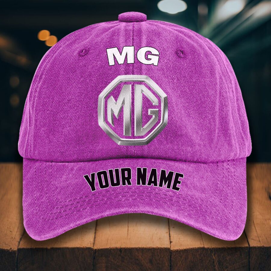 MG Car Gewaschene Denim-Kappe – Bild 6