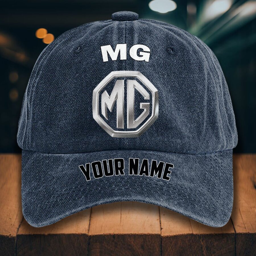 MG Car Gewaschene Denim-Kappe – Bild 7