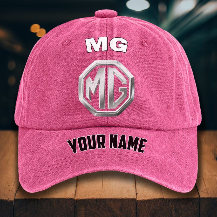 MG Car Gewaschene Denim-Kappe – Bild 10