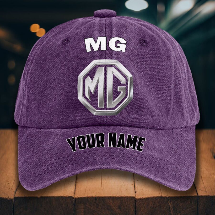 MG Car Gewaschene Denim-Kappe – Bild 11