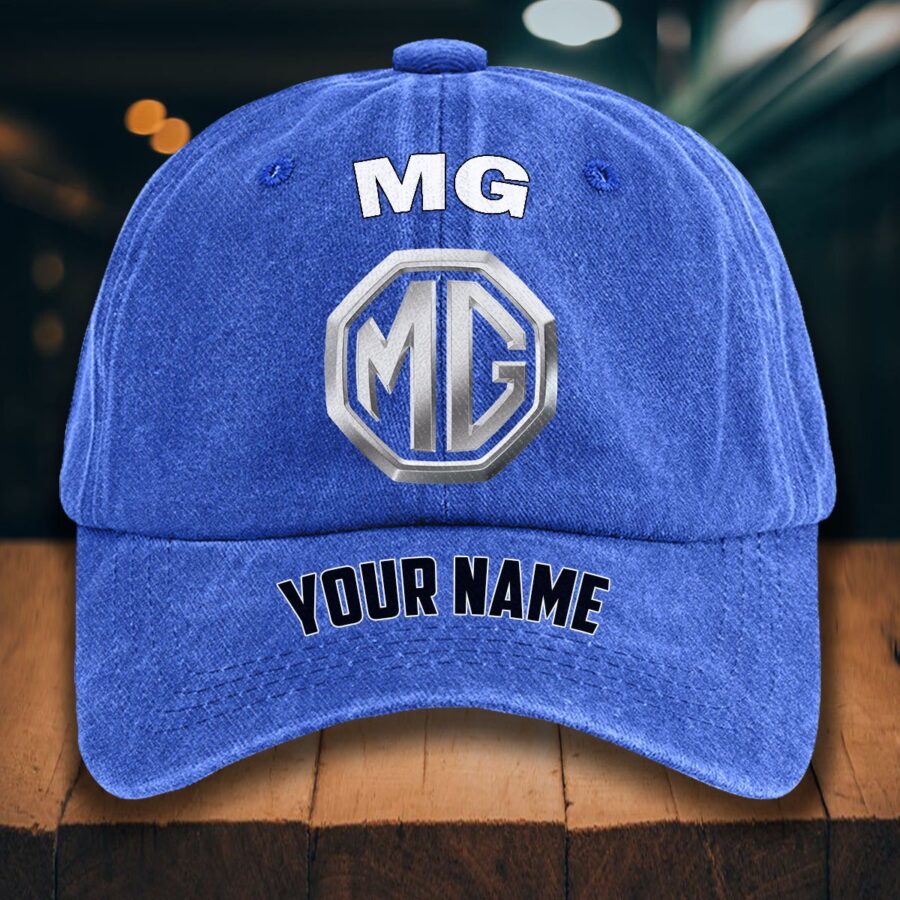 MG Car Gewaschene Denim-Kappe – Bild 13