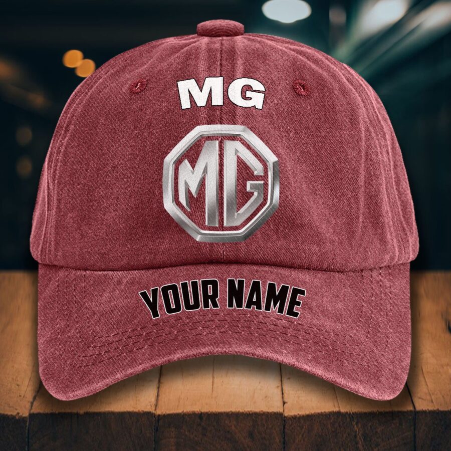 MG Car Gewaschene Denim-Kappe – Bild 14