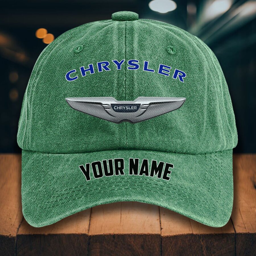 Chrysler Gewaschene Denim-Kappe – Bild 3