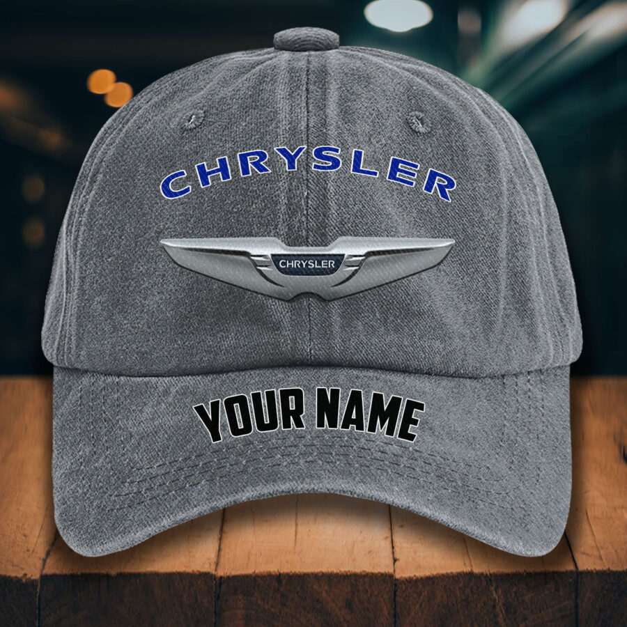 Chrysler Gewaschene Denim-Kappe – Bild 4