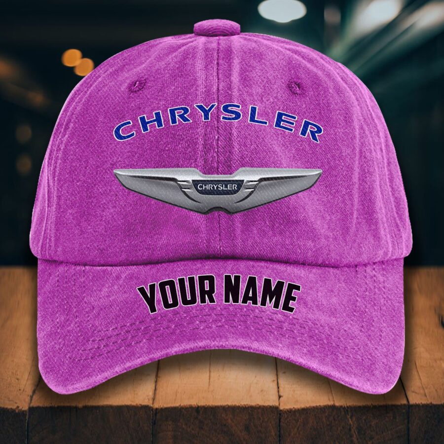 Chrysler Gewaschene Denim-Kappe – Bild 6