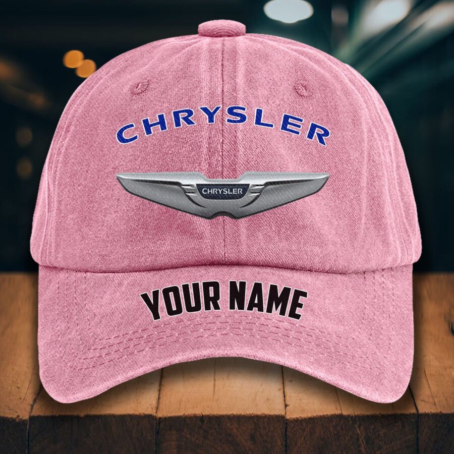 Chrysler Gewaschene Denim-Kappe – Bild 9