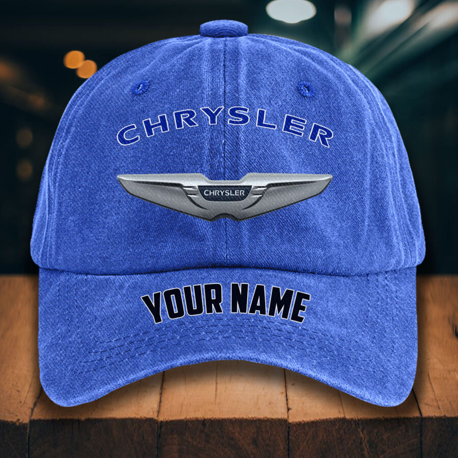 Chrysler Gewaschene Denim-Kappe – Bild 13