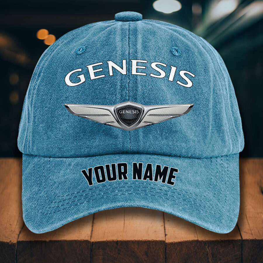 Genesis Gewaschene Denim-Kappe – Bild 2