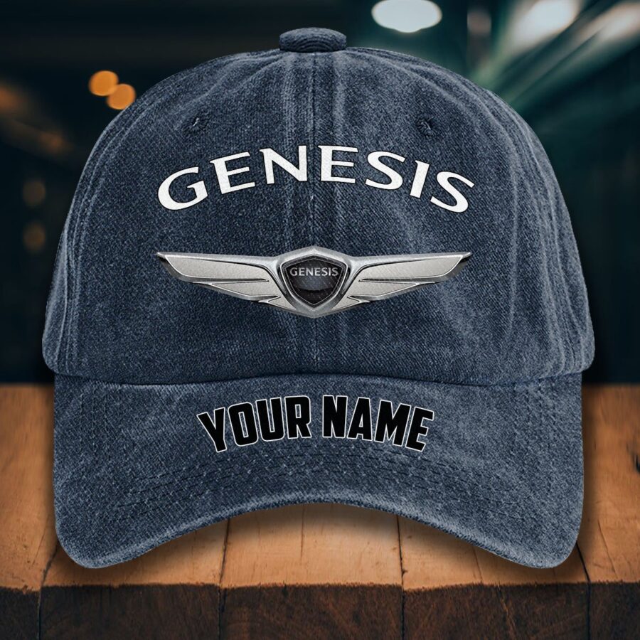 Genesis Gewaschene Denim-Kappe – Bild 7