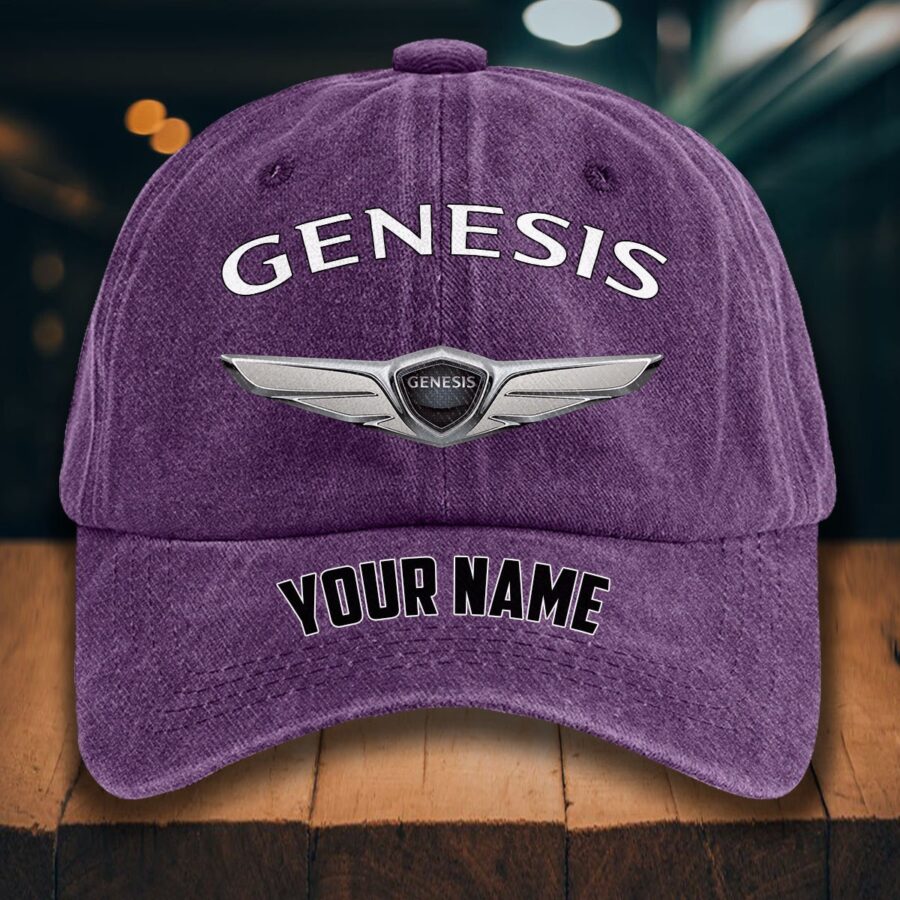 Genesis Gewaschene Denim-Kappe – Bild 11