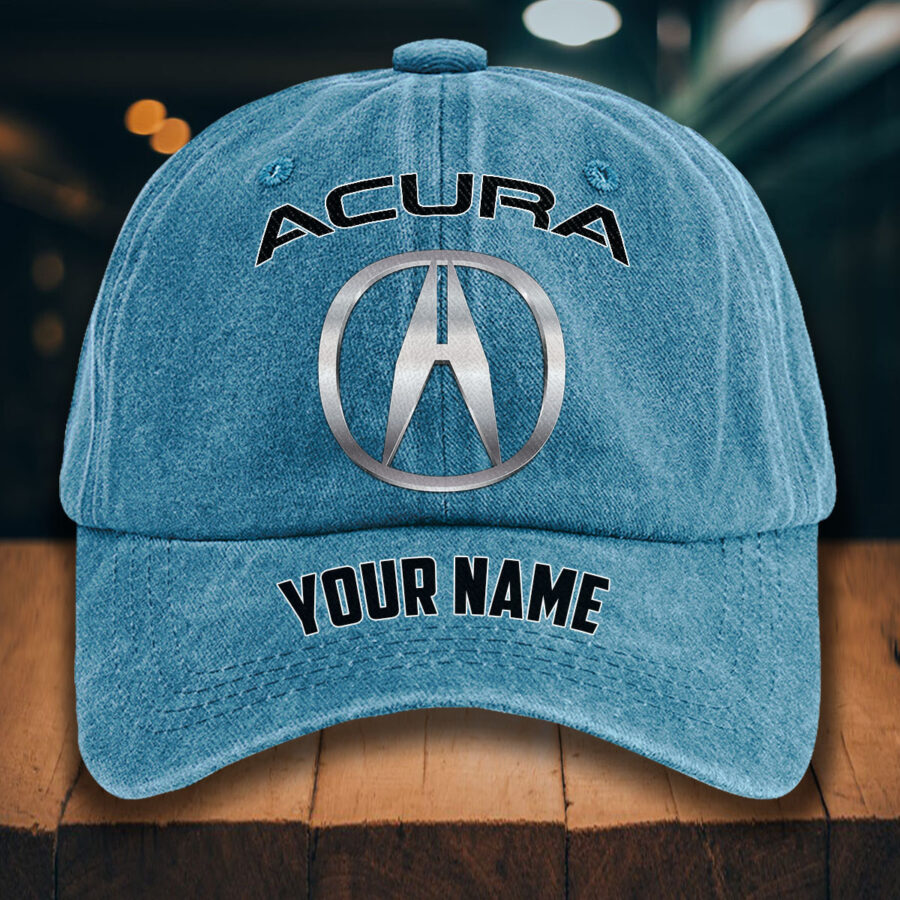 Acura Gewaschene Denim-Kappe – Bild 2