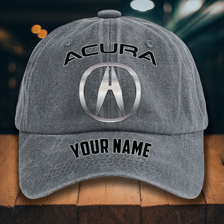 Acura Gewaschene Denim-Kappe – Bild 4