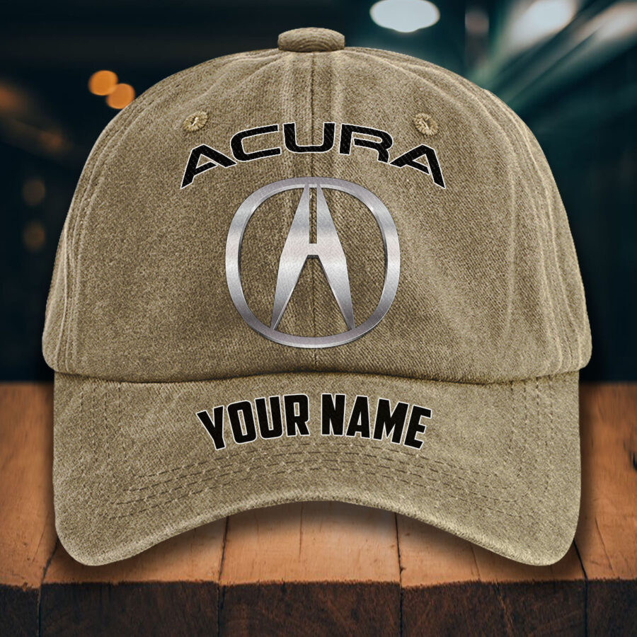 Acura Gewaschene Denim-Kappe – Bild 5