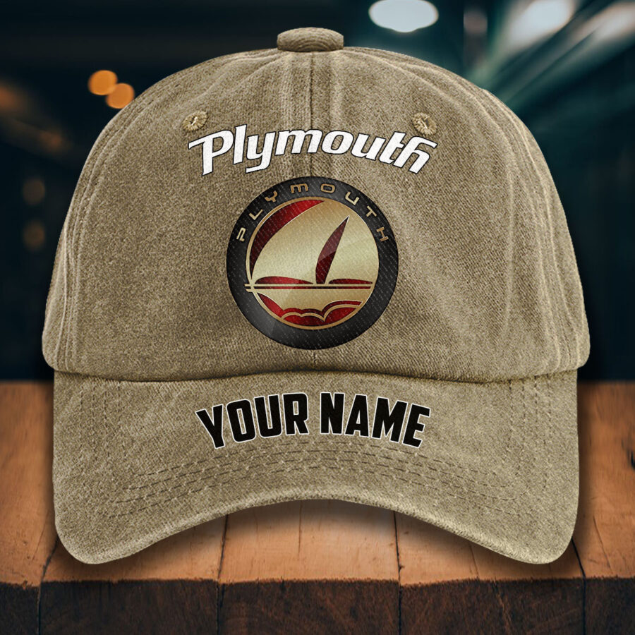 Plymouth Gewaschene Denim-Kappe – Bild 5