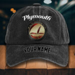 Plymouth Gewaschene Denim-Kappe