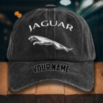 Jaguar Cars Gewaschene Denim-Kappe