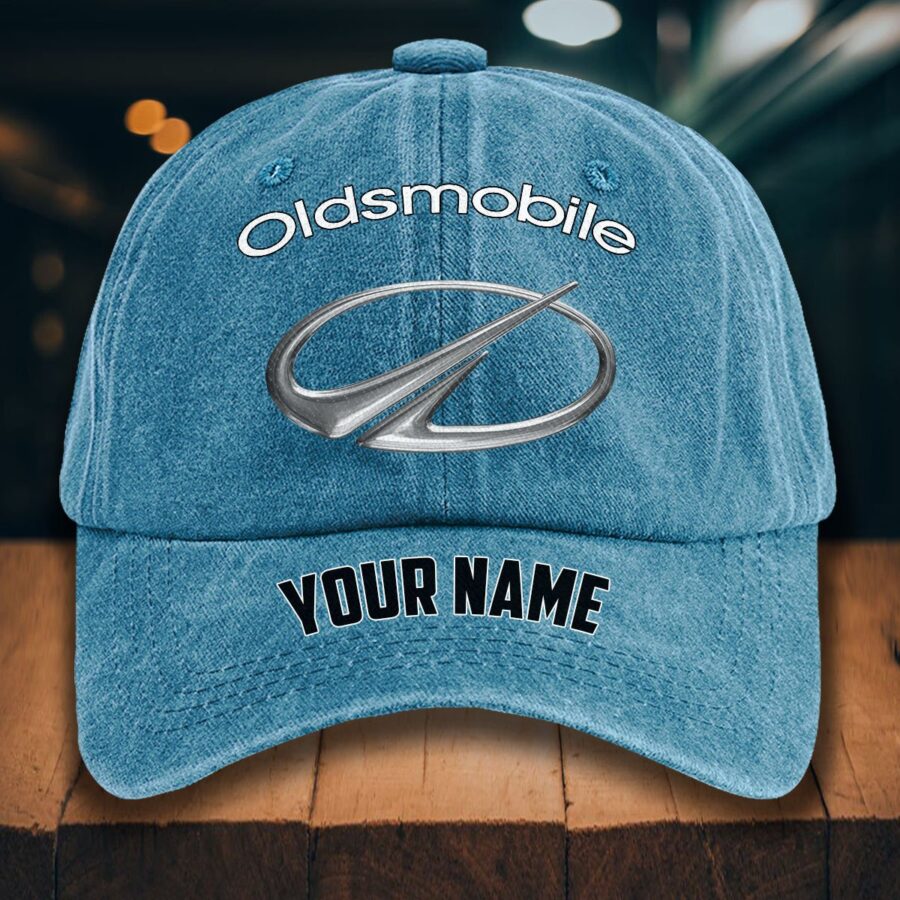 Oldsmobile Gewaschene Denim-Kappe – Bild 2
