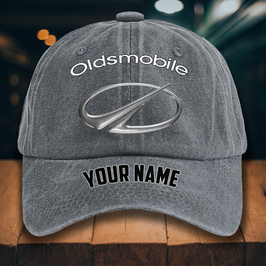Oldsmobile Gewaschene Denim-Kappe – Bild 4