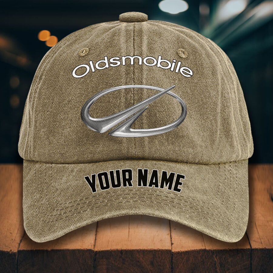 Oldsmobile Gewaschene Denim-Kappe – Bild 5