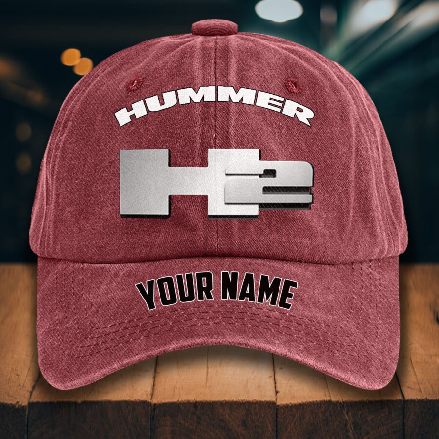 H2 Hummer Gewaschene Denim-Kappe – Bild 14