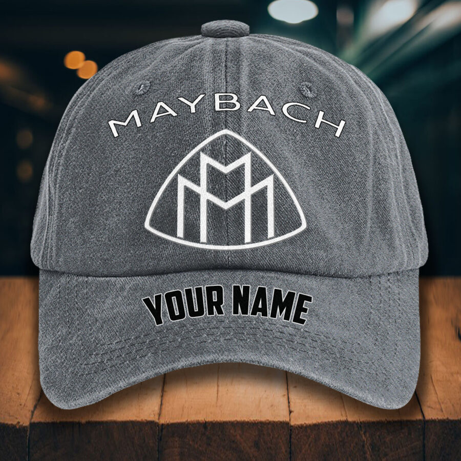 Maybach Gewaschene Denim-Kappe – Bild 4