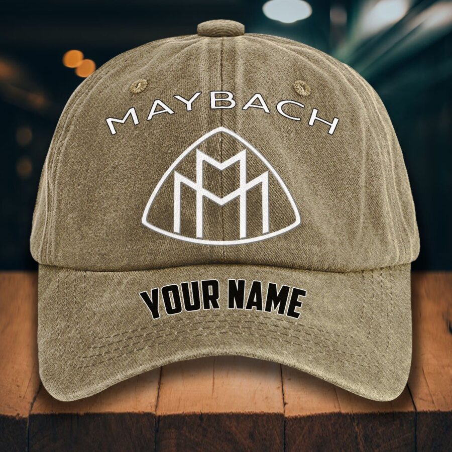 Maybach Gewaschene Denim-Kappe – Bild 5