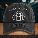 Maybach Gewaschene Denim-Kappe