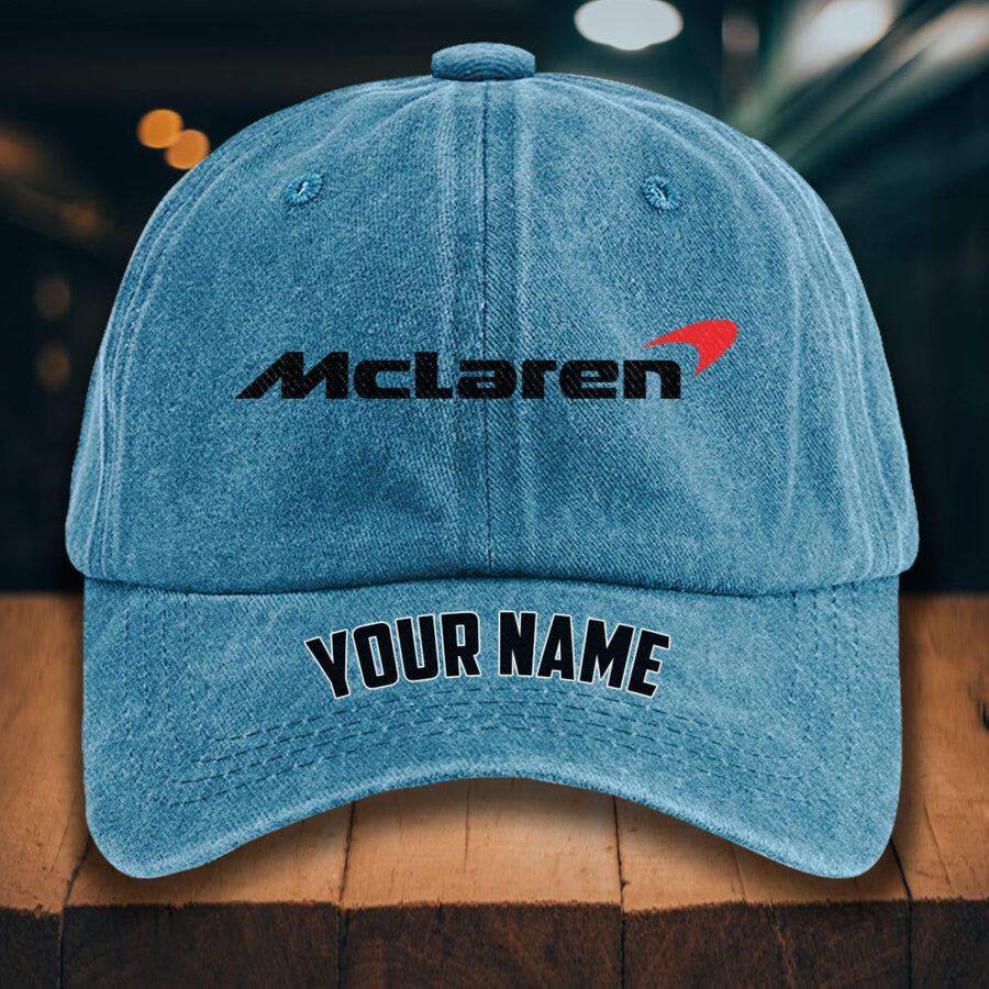 McLaren Gewaschene Denim-Kappe – Bild 2