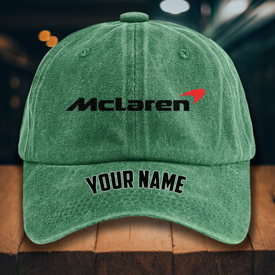 McLaren Gewaschene Denim-Kappe – Bild 3