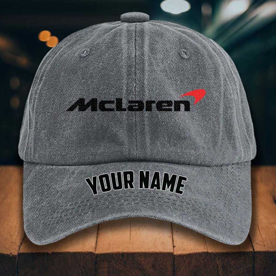 McLaren Gewaschene Denim-Kappe – Bild 4