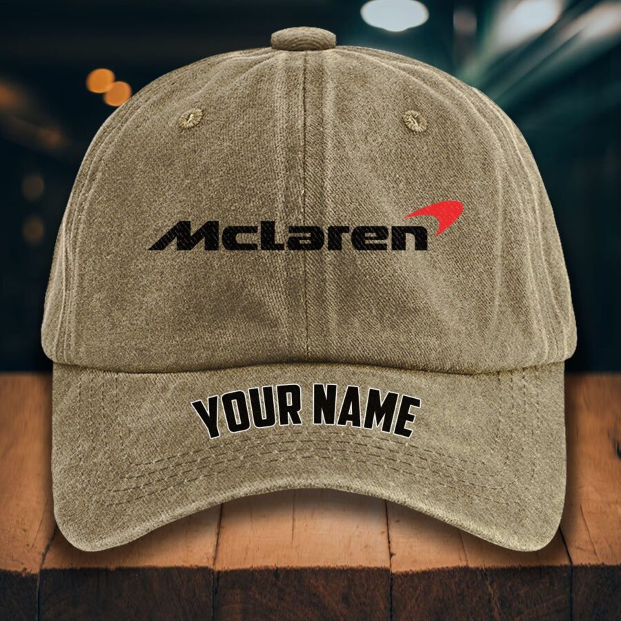 McLaren Gewaschene Denim-Kappe – Bild 5