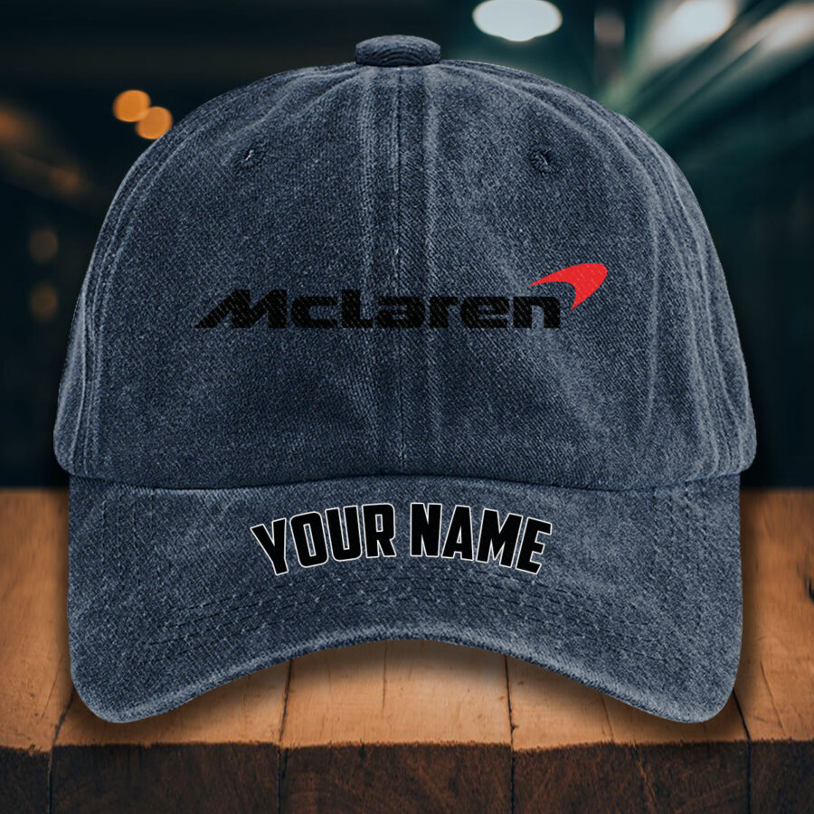 McLaren Gewaschene Denim-Kappe – Bild 7
