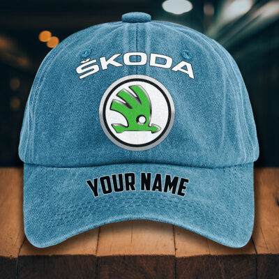 Alternative view of Skoda Auto Gewaschene Denim-Kappe
