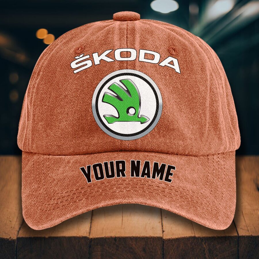Skoda Auto Gewaschene Denim-Kappe – Bild 8
