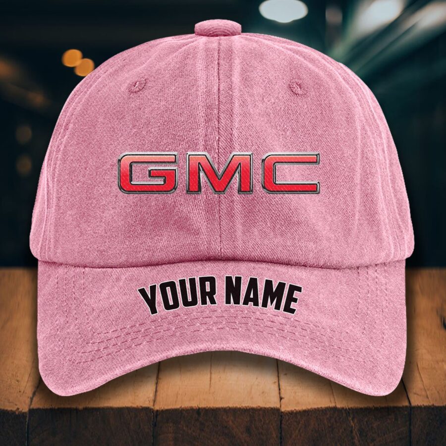 GMC Car Gewaschene Denim-Kappe – Bild 9