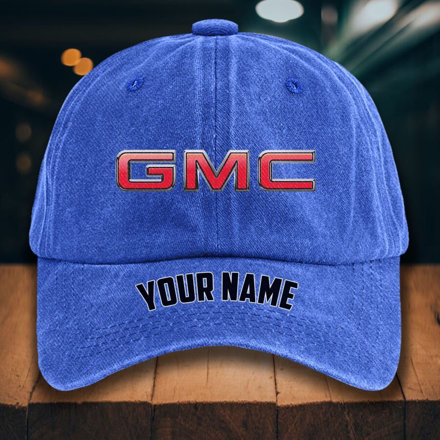 GMC Car Gewaschene Denim-Kappe – Bild 13
