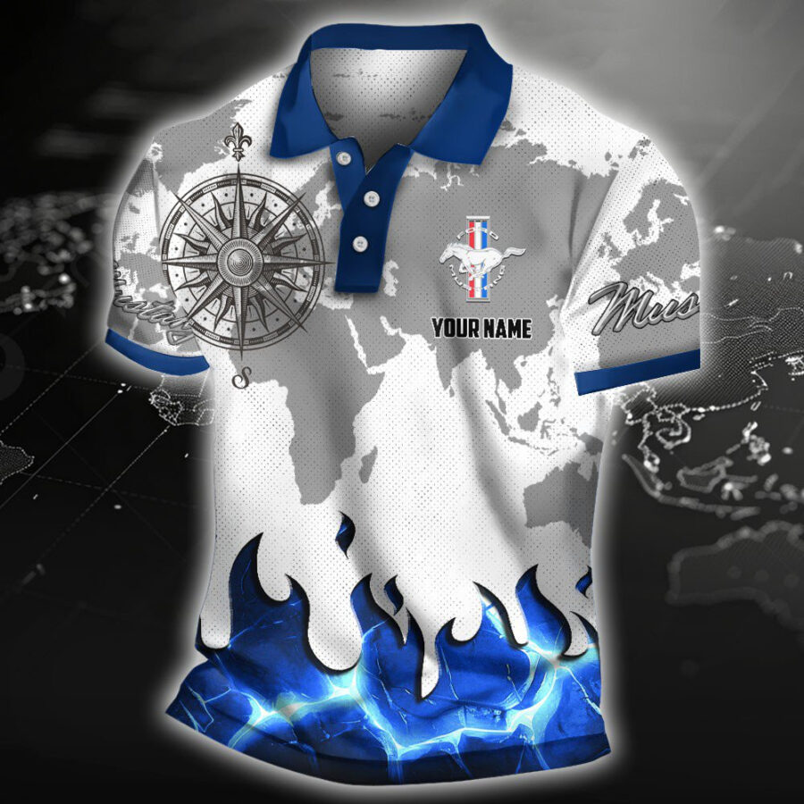 Ford Mustang Poloshirt – Bild 2