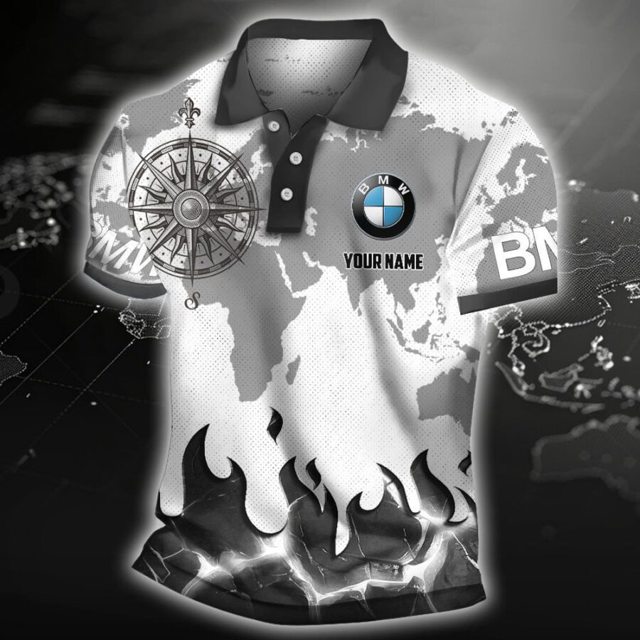 BMW Car Poloshirt – Bild 2