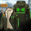 Kawasaki Gefütterte Kapuzenjacke