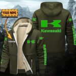Kawasaki Gefütterte Kapuzenjacke