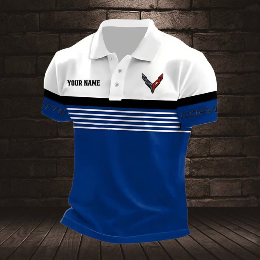 Chevrolet Corvette Poloshirt – Bild 5