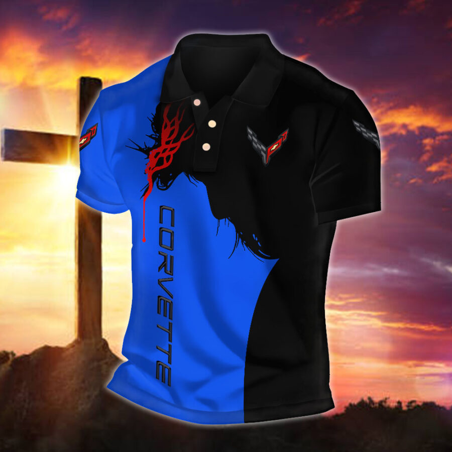 Chevrolet Corvette Poloshirt – Bild 2