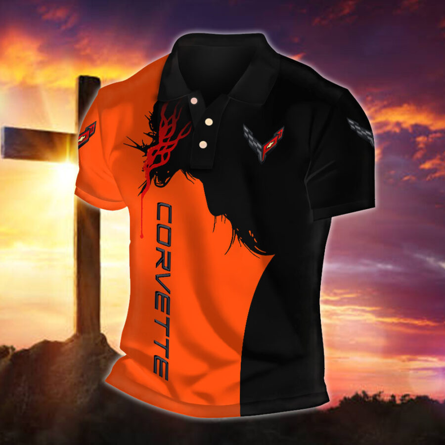 Chevrolet Corvette Poloshirt – Bild 6