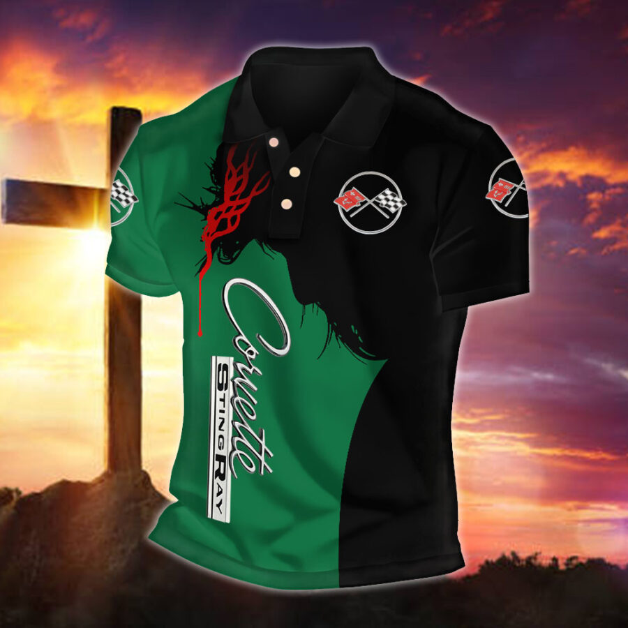 Corvette C2 Poloshirt – Bild 4