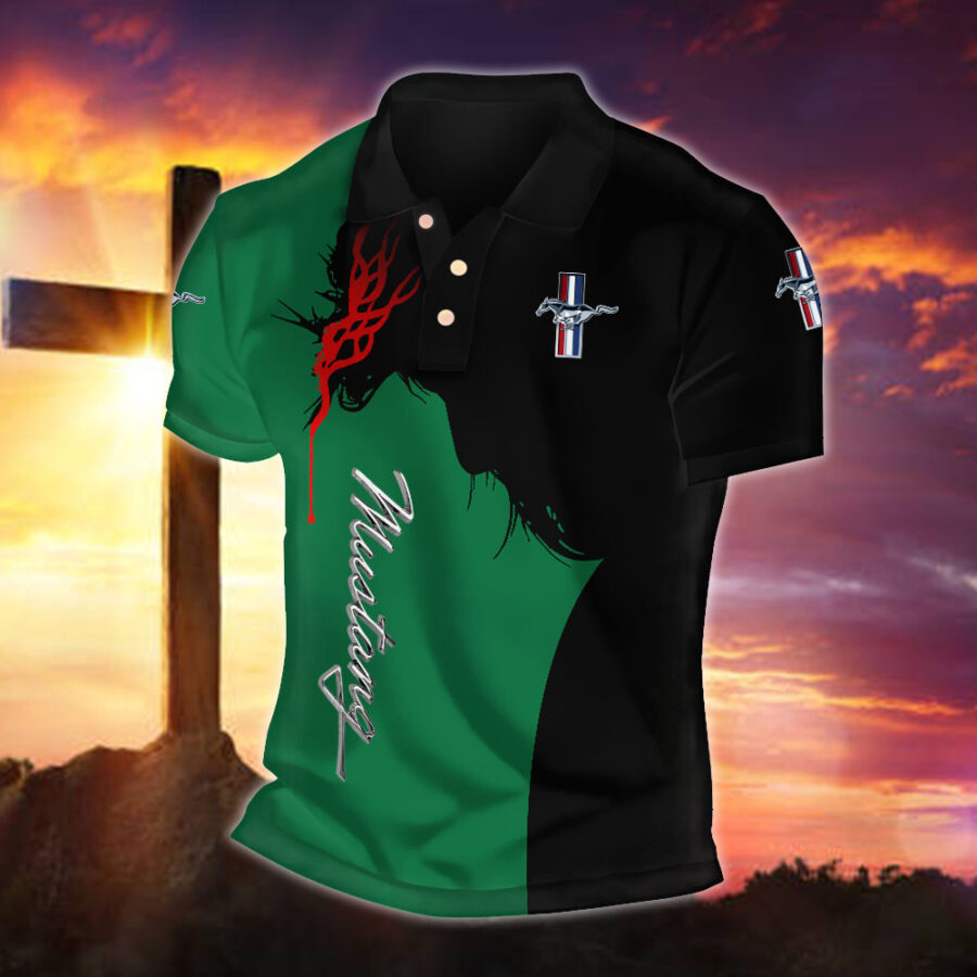 Ford Mustang Poloshirt – Bild 4