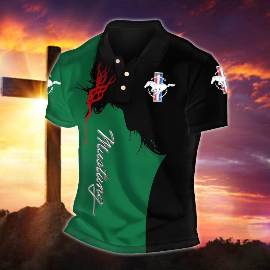 Ford Mustang Poloshirt – Bild 4