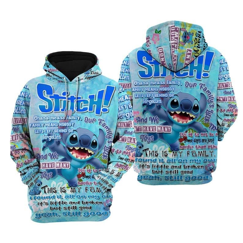 Stitch Hoodie - Lilo & Stitch Disney 150