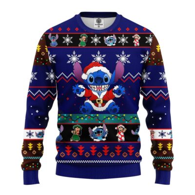 Stitch Weihnachtspullover - Lilo & Stitch Disney Ugly Christmas Sweater 6