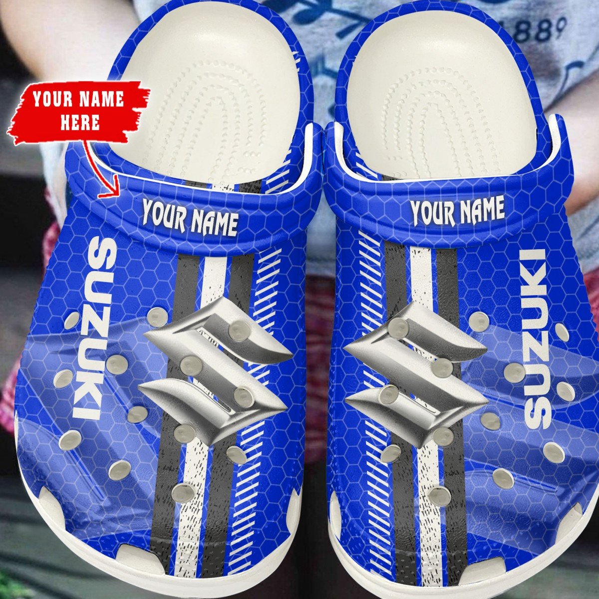 Suzuki Blue Clogs
